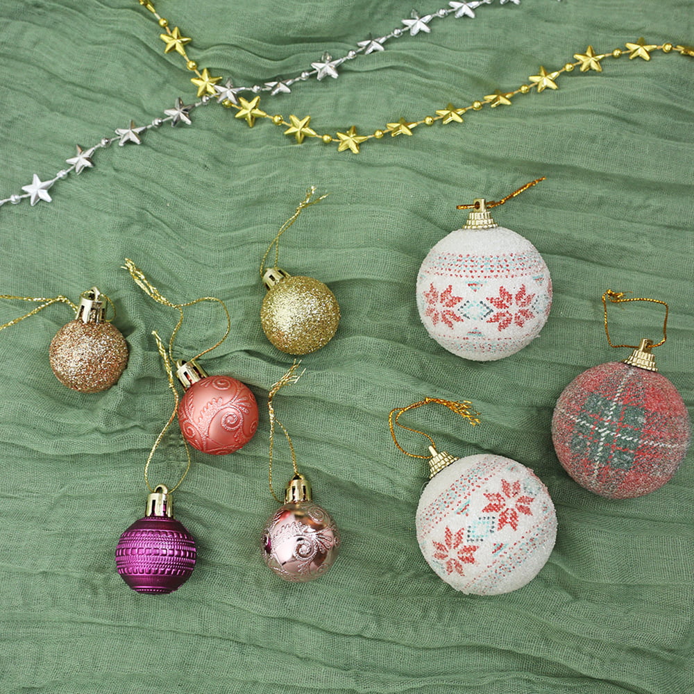 シュガープリントボール / モダンミックス30mmボール6P / ミニスターチェーン100cm