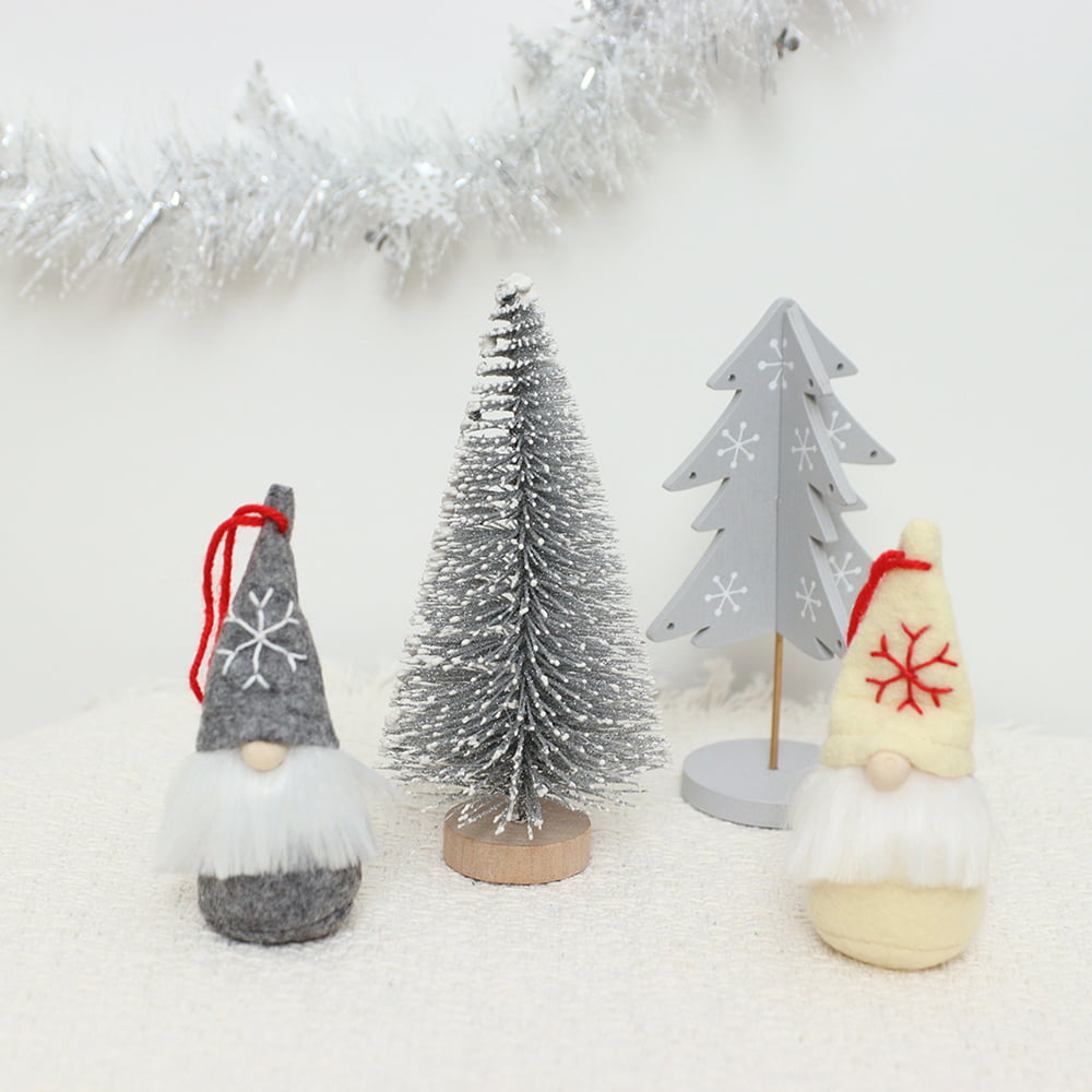 パウダースノーツリー / ウッドミニツリー / ニットオーナメント / パステルオーロラモール120㎝